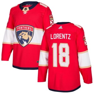 Steven Lorentz Men's Adidas Florida Panthers Authentic Red Home Jersey