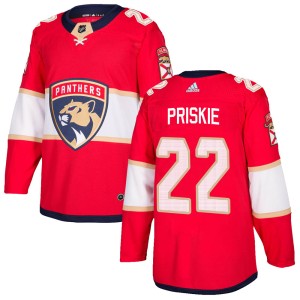 Chase Priskie Men's Adidas Florida Panthers Authentic Red Home Jersey