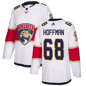 Mike Hoffman Men's Adidas Florida Panthers Authentic White Away Jersey