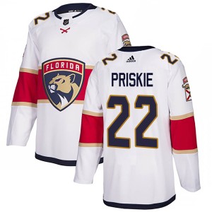Chase Priskie Men's Adidas Florida Panthers Authentic White Away Jersey