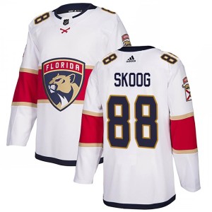 Wilmer Skoog Men's Adidas Florida Panthers Authentic White Away Jersey