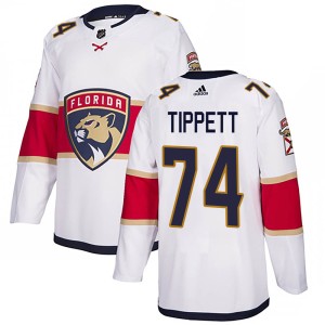 Owen Tippett Men's Adidas Florida Panthers Authentic White ized Away Jersey