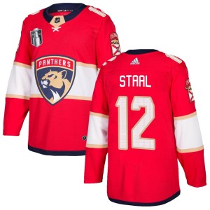 Eric Staal Men's Adidas Florida Panthers Authentic Red Home 2023 Stanley Cup Final Jersey