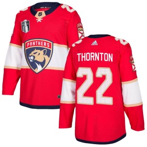 Shawn Thornton Men's Adidas Florida Panthers Authentic Red Home 2023 Stanley Cup Final Jersey