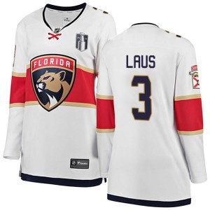 Paul Laus Women's Fanatics Branded Florida Panthers Breakaway White Away 2023 Stanley Cup Final Jersey