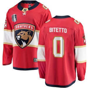Anthony Bitetto Youth Fanatics Branded Florida Panthers Breakaway Red Home 2023 Stanley Cup Final Jersey