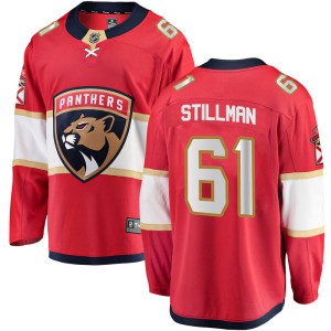 Riley Stillman Men's Fanatics Branded Florida Panthers Breakaway Red Home Jersey
