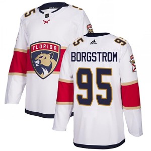 Henrik Borgstrom Youth Adidas Florida Panthers Authentic White Away Jersey