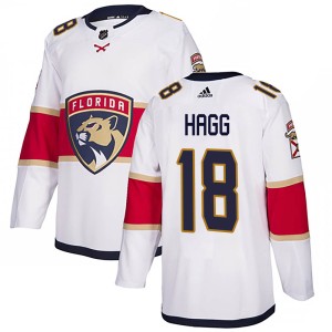 Robert Hagg Youth Adidas Florida Panthers Authentic White Away Jersey
