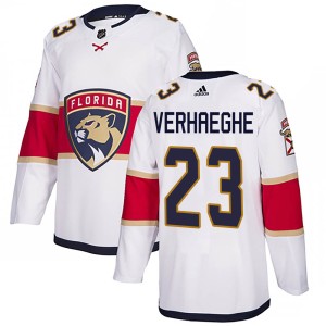 Carter Verhaeghe Youth Adidas Florida Panthers Authentic White Away Jersey