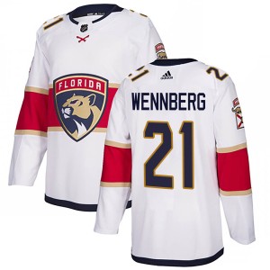 Alex Wennberg Youth Adidas Florida Panthers Authentic White Away Jersey