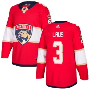 Paul Laus Youth Adidas Florida Panthers Authentic Red Home Jersey
