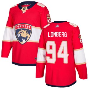 Ryan Lomberg Youth Adidas Florida Panthers Authentic Red Home Jersey
