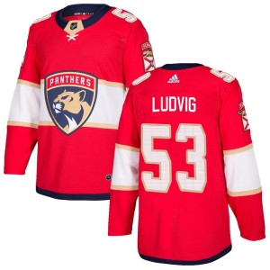John Ludvig Youth Adidas Florida Panthers Authentic Red Home Jersey