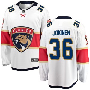 Jussi Jokinen Youth Fanatics Branded Florida Panthers Breakaway White Away Jersey
