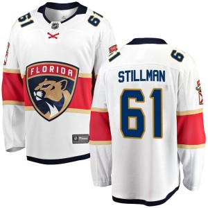 Riley Stillman Youth Fanatics Branded Florida Panthers Breakaway White Away Jersey