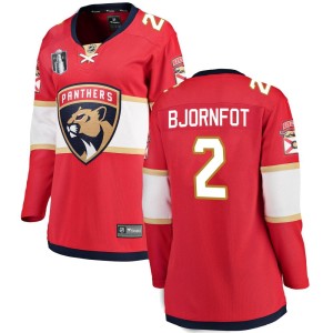Tobias Bjornfot Women's Fanatics Branded Florida Panthers Breakaway Red Home 2023 Stanley Cup Final Jersey