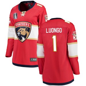 Roberto Luongo Women's Fanatics Branded Florida Panthers Breakaway Red Home 2023 Stanley Cup Final Jersey