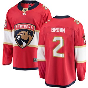 Josh Brown Youth Fanatics Branded Florida Panthers Breakaway Red Home Jersey