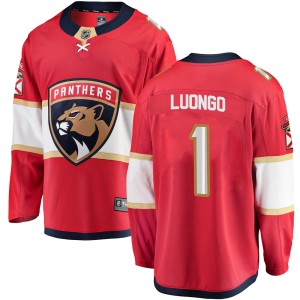 Roberto Luongo Youth Fanatics Branded Florida Panthers Breakaway Red Home Jersey