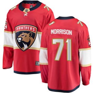 Brad Morrison Youth Fanatics Branded Florida Panthers Breakaway Red Home Jersey