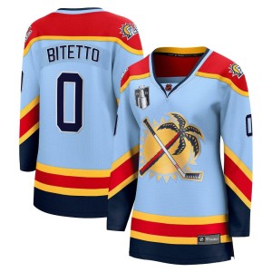 Anthony Bitetto Women's Fanatics Branded Florida Panthers Breakaway Light Blue Special Edition 2.0 2023 Stanley Cup Final Jersey