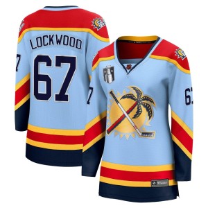 William Lockwood Women's Fanatics Branded Florida Panthers Breakaway Light Blue Special Edition 2.0 2023 Stanley Cup Final Jerse