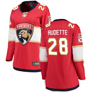 Donald Audette Women's Fanatics Branded Florida Panthers Breakaway Red Home Jersey