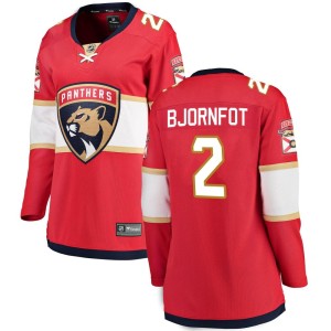 Tobias Bjornfot Women's Fanatics Branded Florida Panthers Breakaway Red Home Jersey