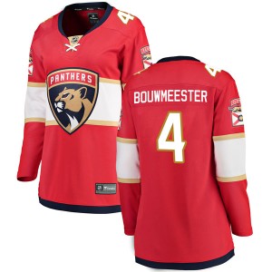 Jay Bouwmeester Women's Fanatics Branded Florida Panthers Breakaway Red Home Jersey