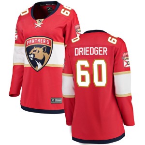Chris Driedger Women's Fanatics Branded Florida Panthers Breakaway Red Home Jersey