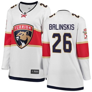 Uvis Balinskis Women's Fanatics Branded Florida Panthers Breakaway White Away Jersey