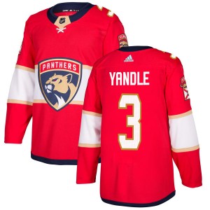 Keith Yandle Men's Adidas Florida Panthers Authentic Red Jersey