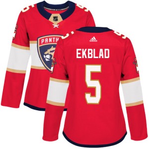 Aaron Ekblad Women's Adidas Florida Panthers Authentic Red Home Jersey