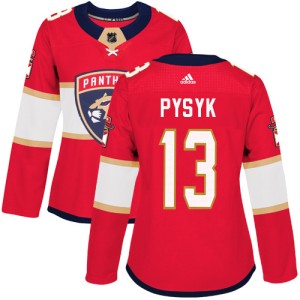 Mark Pysyk Women's Adidas Florida Panthers Authentic Red Home Jersey