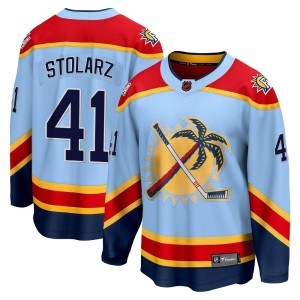 Anthony Stolarz Youth Fanatics Branded Florida Panthers Breakaway Light Blue Special Edition 2.0 Jersey