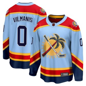 Sandis Vilmanis Youth Fanatics Branded Florida Panthers Breakaway Light Blue Special Edition 2.0 Jersey