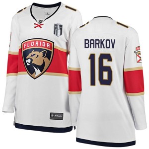 Aleksander Barkov Women's Fanatics Branded Florida Panthers Breakaway White Away 2023 Stanley Cup Final Jersey