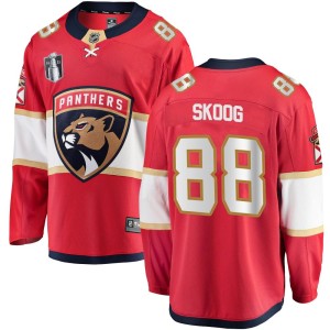 Wilmer Skoog Youth Fanatics Branded Florida Panthers Breakaway Red Home 2023 Stanley Cup Final Jersey