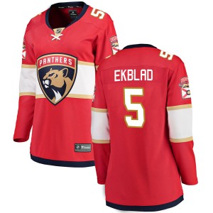 Aaron Ekblad Women's Fanatics Branded Florida Panthers Breakaway Red Home Jersey