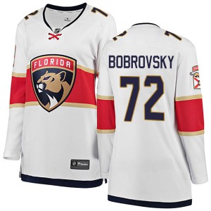 Sergei Bobrovsky Women's Fanatics Branded Florida Panthers Breakaway White Away Jersey